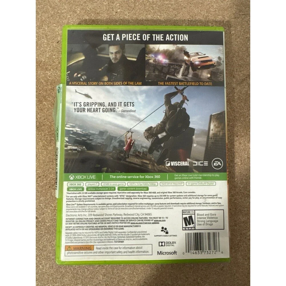 Battlefield Hardline Xbox 360